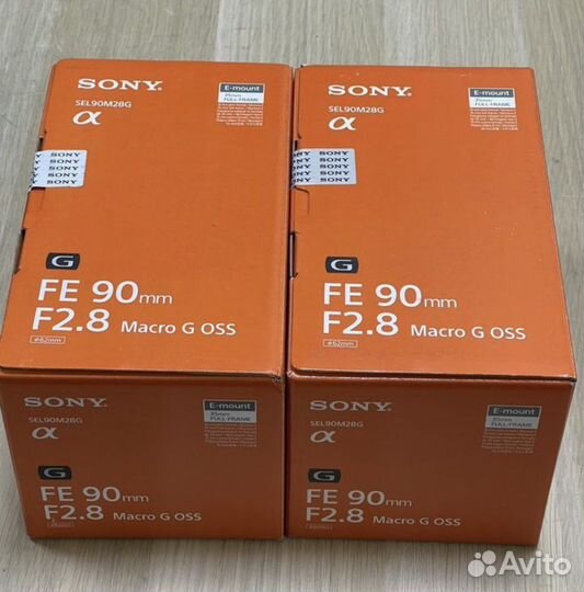 Sony FE 90 f2.8 Macro G OSS (SEL90M28G), новый