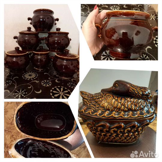 6 горшочков и утятница