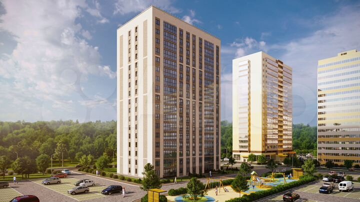 2-к. квартира, 56,6 м², 6/17 эт.