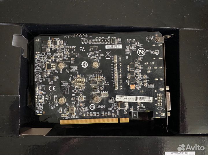 Видеокарта rx550 2gb
