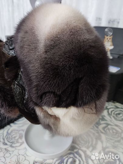 Норковый мягкий берет