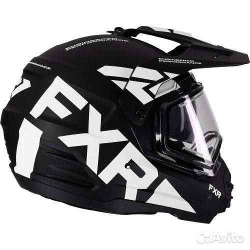 Шлем FXR Torque X Team Blk/White с подогревом