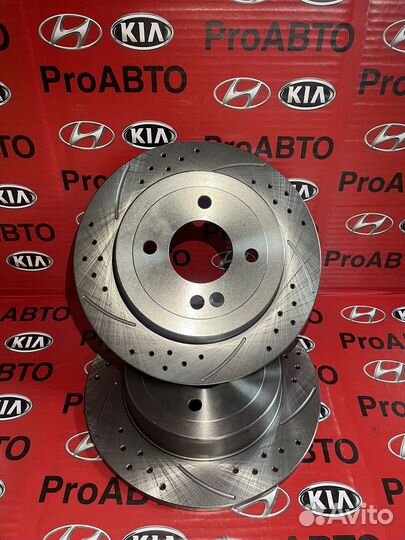 Задний тормозной диск Hyundai Solaris Kia rio