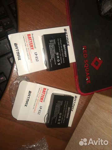 2 новых аккумулятора LP-E12 для Canon LPE12 LP E12