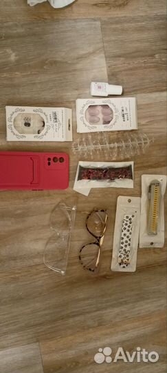 Очки для компьютера,ногти накладные