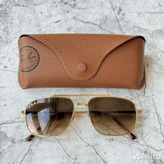 Солнцезащитные очки ray ban rb8096 коричневые