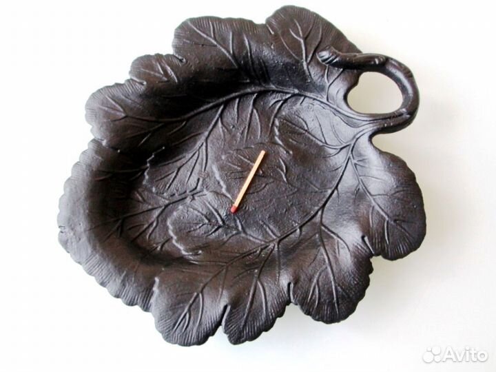 Большая Сигарная Пепельница Коллекц Чугун 1кг