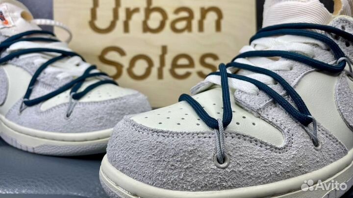 Nike Dunk Low Off White Мужские Кроссовки