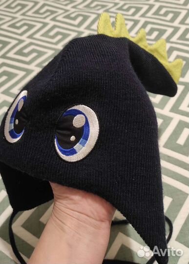 Шапка зимняя дракончик 52см