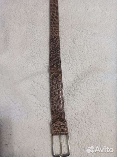 Ремень из кожи крокодила