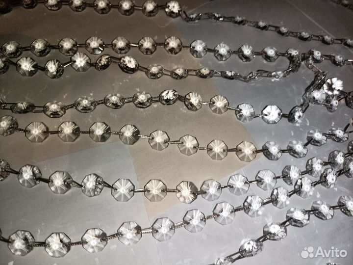 Подвески хрусталь для люстры или рукоделия 200 шт