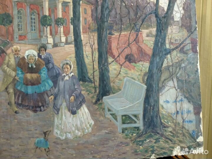 Старинная картина М.А Демьянова с экспертизой