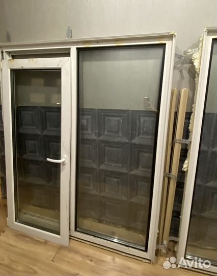 Пластиковый двухкамерный стеклопакет