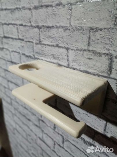 Держатель для туалетной бумаги деревянный