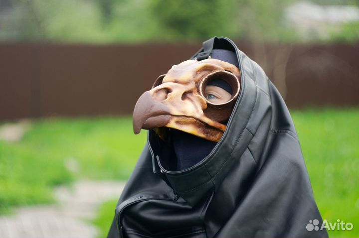 Карнавальная маска-черепа птицы, качественная маск