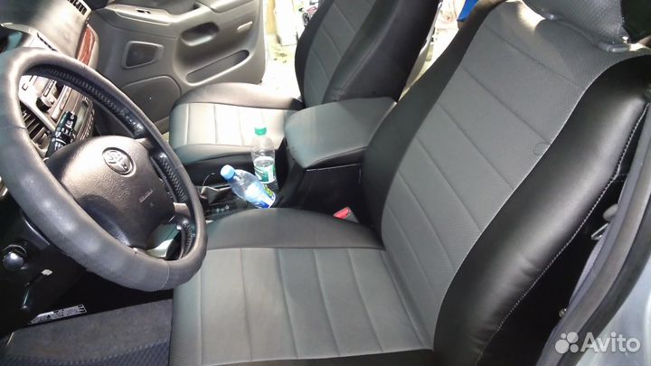 Авточехлы с установкой для Тойота Прадо 120