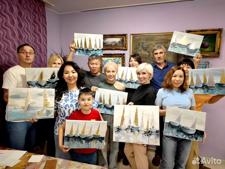 Мастер классы по рисованию каждую субботу