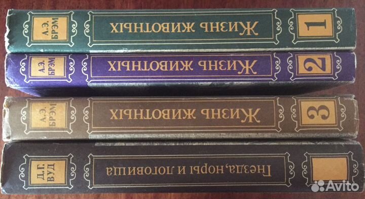 А.Э. Брэм, Д. Г. Вуд, Дж. Даррелл, В.Конецкий