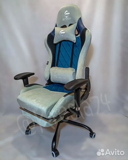 Новое игровое компьютерное кресло. Ткань