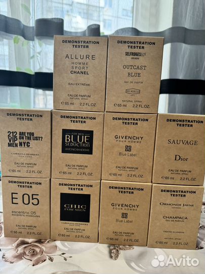 Тестеры духи