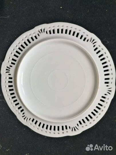 Тарелки ажурный прорезной фарфор довоеннаяГермания