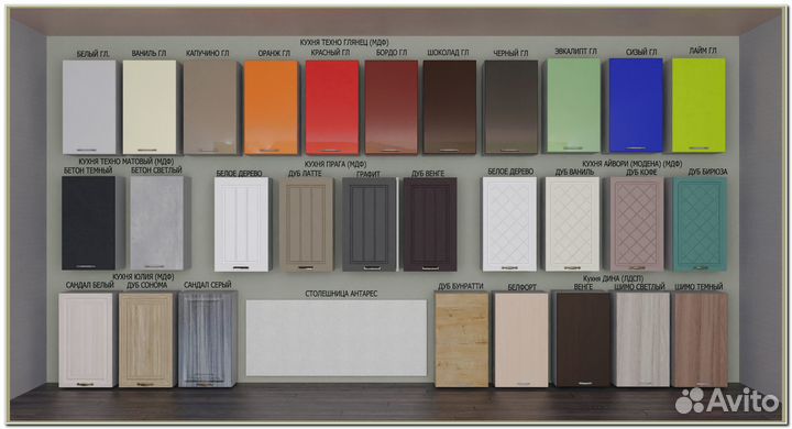 Кухонные гарнитуры со склада новые