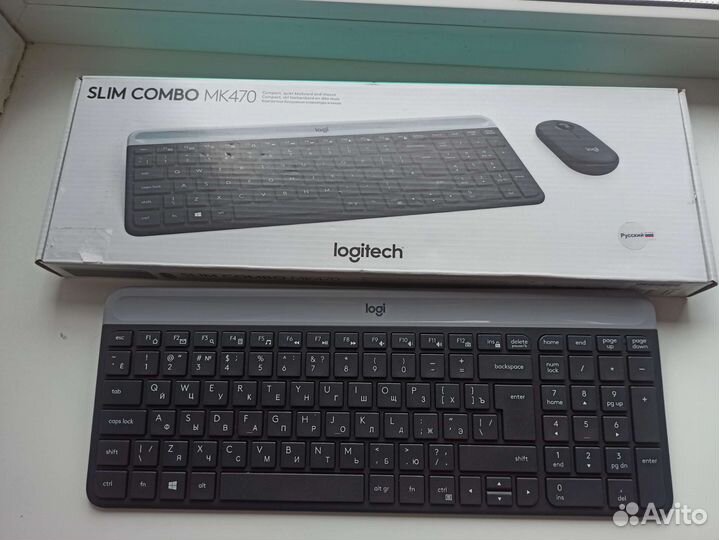 Клавиатура + мышь Logitech