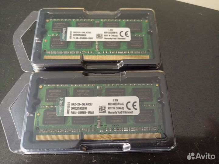 SoDimm ddr3 4gb+4gb 1333mhz Kingston