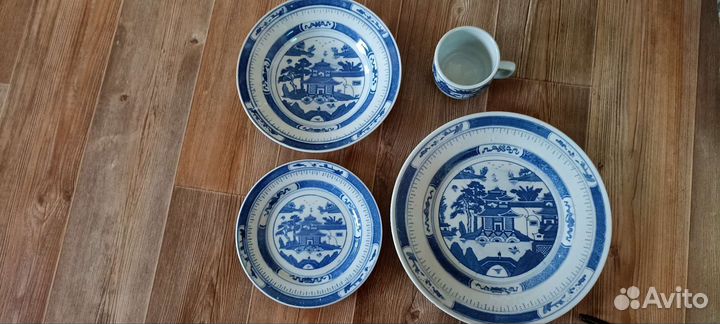 Тарелка старый Китай 