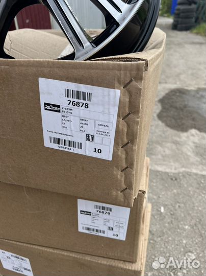 Диски Xtrike R15 4/108 Новые