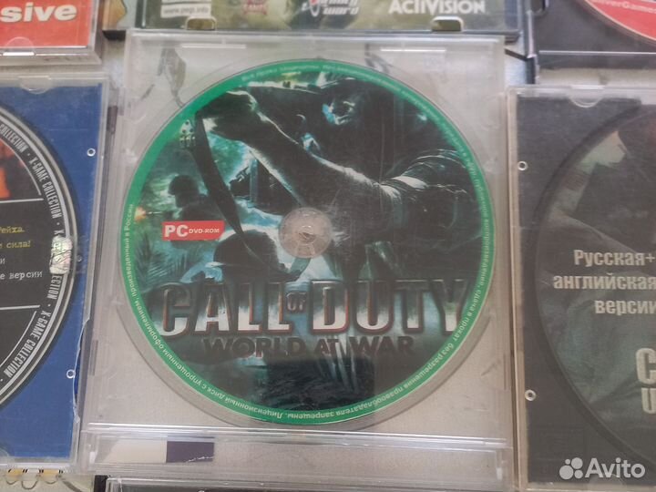 Продаю диски игр на компьютер call OF duty и гонки