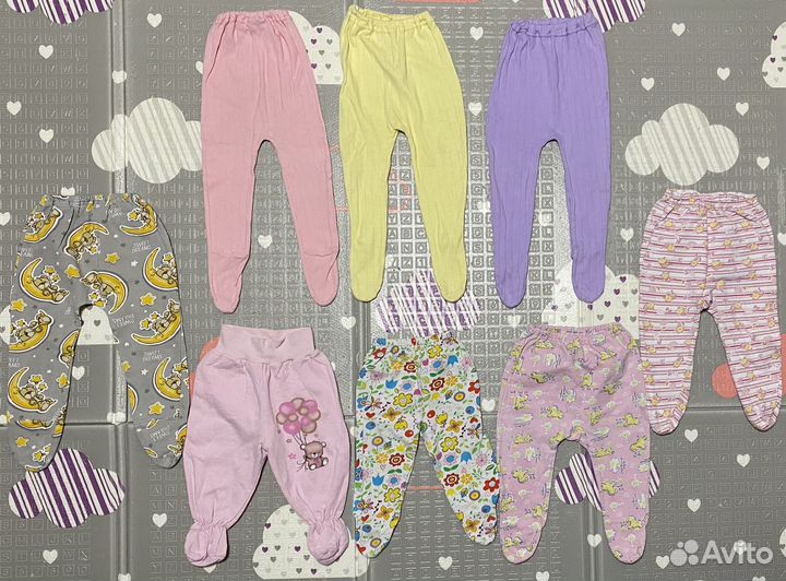 Детские вещи пакетом на девочку от 0 до 6 мес