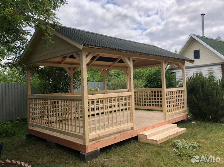 Беседка под ключ