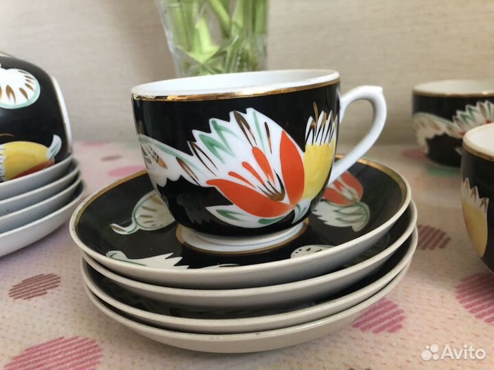 Чайный сервиз вербилки СССР