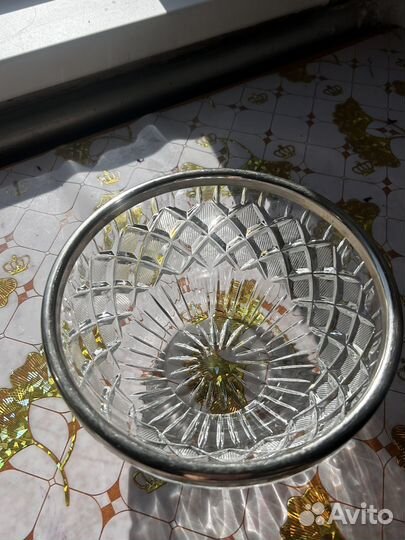 Салатник хрустальный большой
