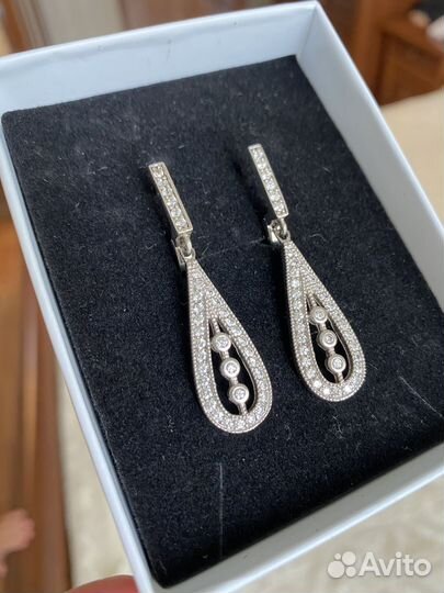 Серьги серебро 925
