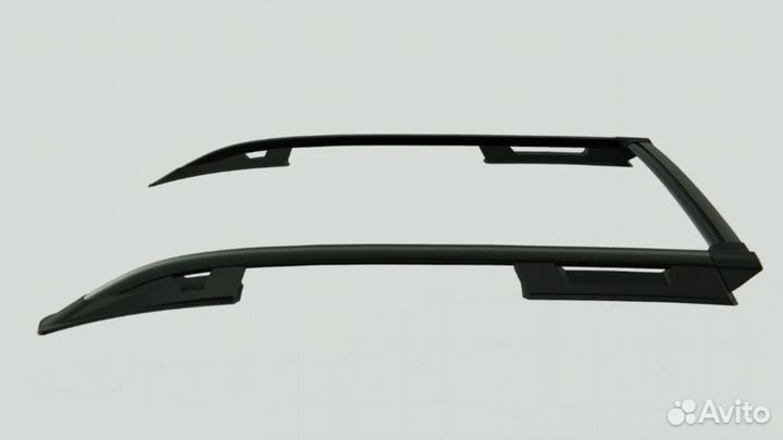 Рейлинги toyota hilux с поперечиной черные