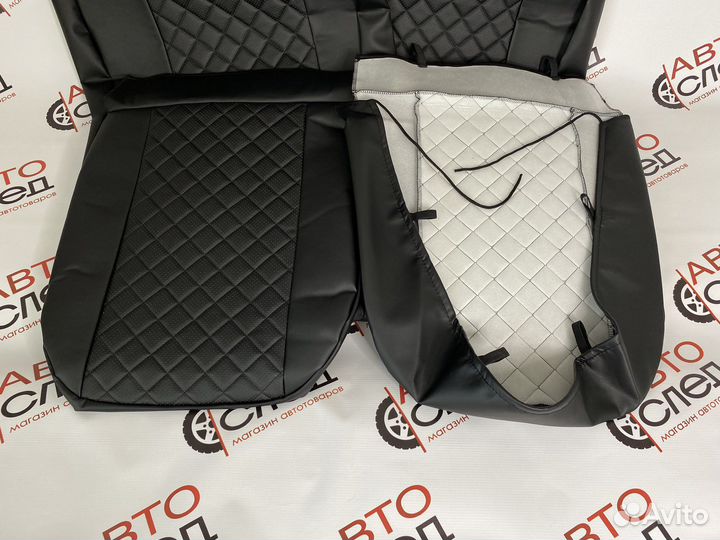 Чехлы для авто из экокожи Лада Калина LADA Kalina