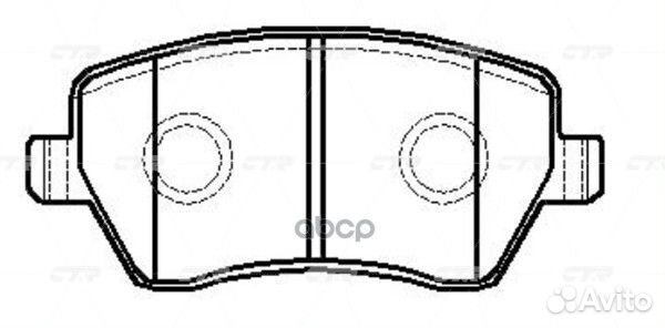 Колодки renault duster (HSA/M) (1,6) /LADA largu