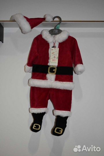 Новогодний костюм Санта Mothercare