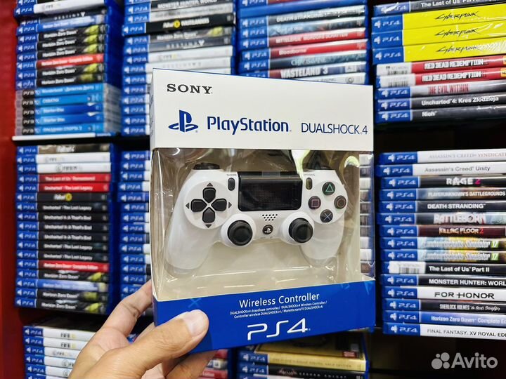 Sony PS4 геймпад белый