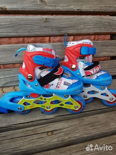 Роликовые коньки детские раздвижные