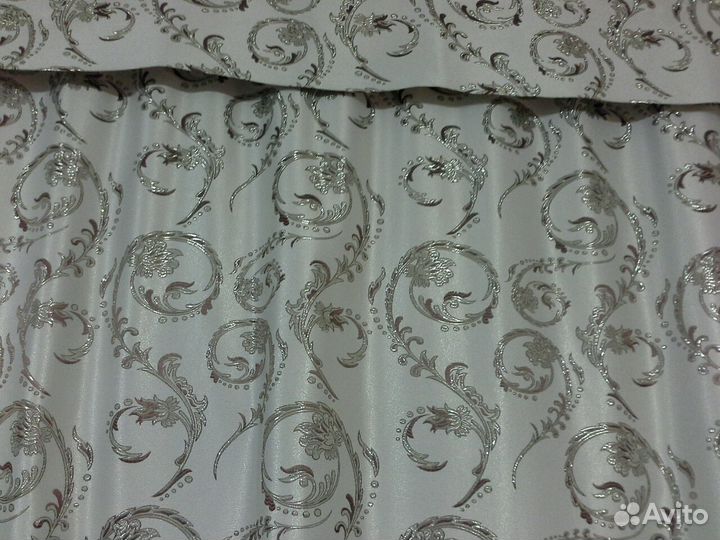 Шторы на 2 окна с ламбрекеном