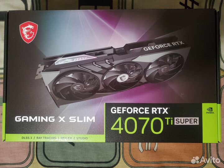 MSI RTX 4070 Ti Super Gaming X Slim 16G GeForce