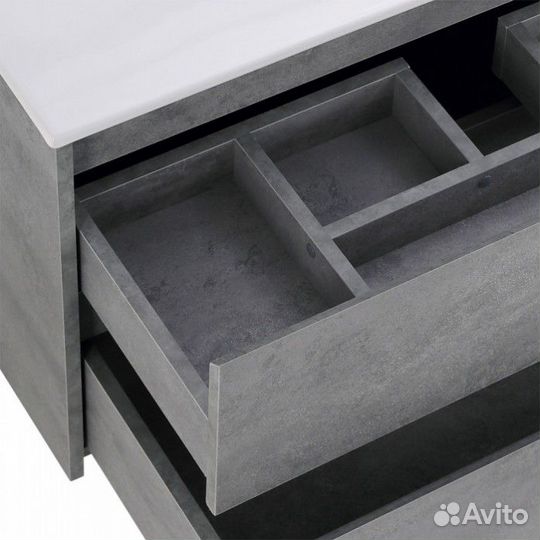 Мебель для ванной BelBagno Kraft-900-LOV-900 Cemento Grigio