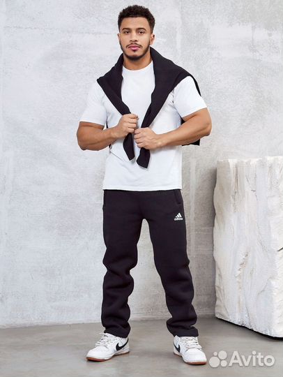 Спортивные штаны на флисе мужские