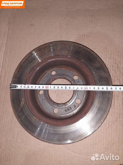 Диск тормозной задний Mazda 3 BL (2008 - 2011)