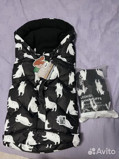 Новые Конверт и варежки leokid