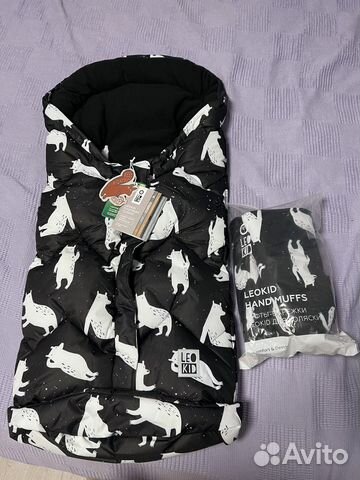 Новые Конверт и варежки leokid