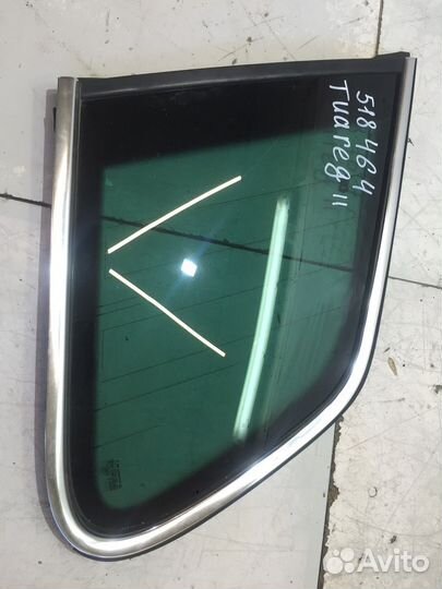 Стекло кузовное глухое левое (Volkswagen Touareg)